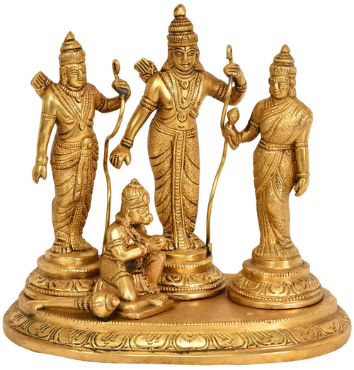 Rama Durbar Handmade Brass Statue for Home Decor