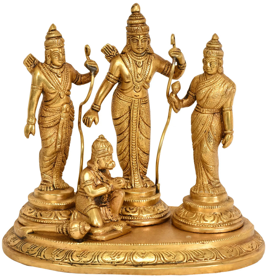 Rama Durbar Handmade Brass Statue for Home Decor