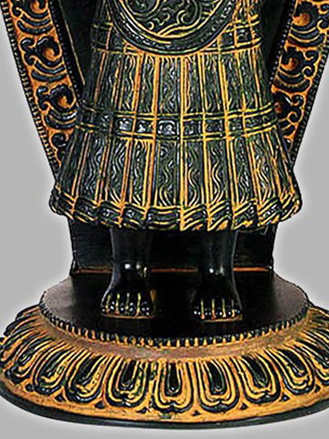13" Shakyamuni Buddha Brass Sculpture | Handmade Buddhist Statue