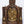 10" Temple Ganesha with Twin Lamps and Kirtimukha Atop | Brass Statue