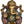 Lord Ganesha Brass Idol in his Chaturbhuj form | Brass with Inlay Statue
