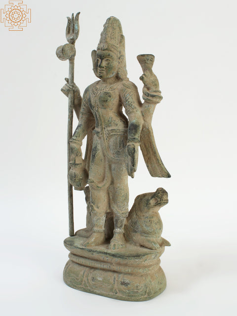 Ardhanarishvara Brass Sculpture | Indian Handcrafted Statue