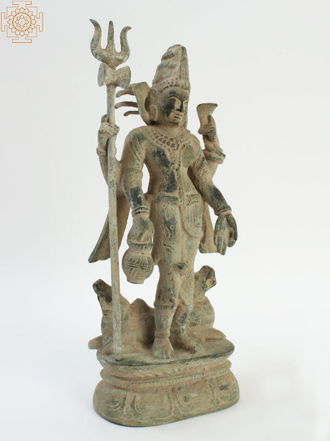 Ardhanarishvara Brass Sculpture | Indian Handcrafted Statue
