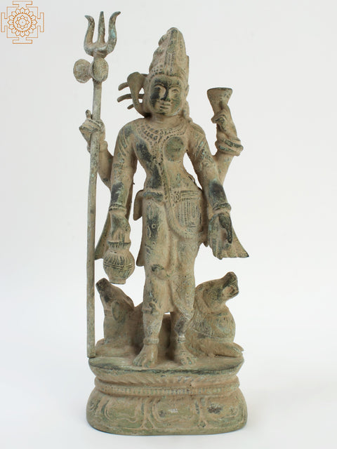 Ardhanarishvara Brass Sculpture | Indian Handcrafted Statue
