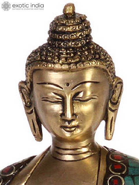 6" Buddha in Dhyana Mudra with Pindapatra