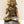13" Brass Blessing Shiva Seated on Tiger Skin