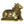 12" Nandi Idol - The ShivaÕs Mount and One of His Ganas | Handmade Brass Statue | Made in India
