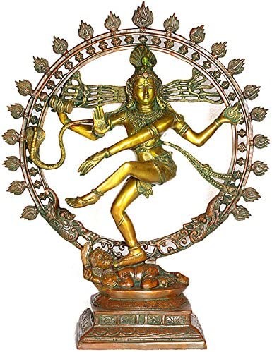 36" Nataraja Brass Statue - King of Dancers Handmade