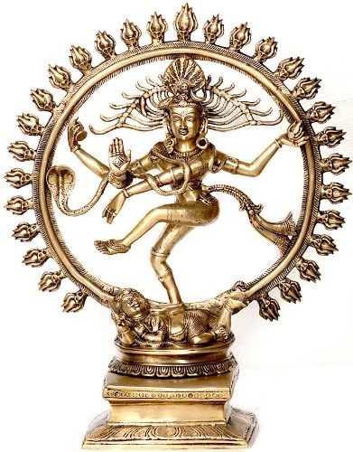 25" Dance Within the Heart of Man Brass Statue Handmade