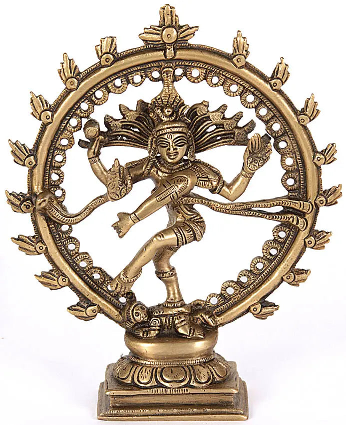 6" Nataraja In Brass | Handmade | Made In India