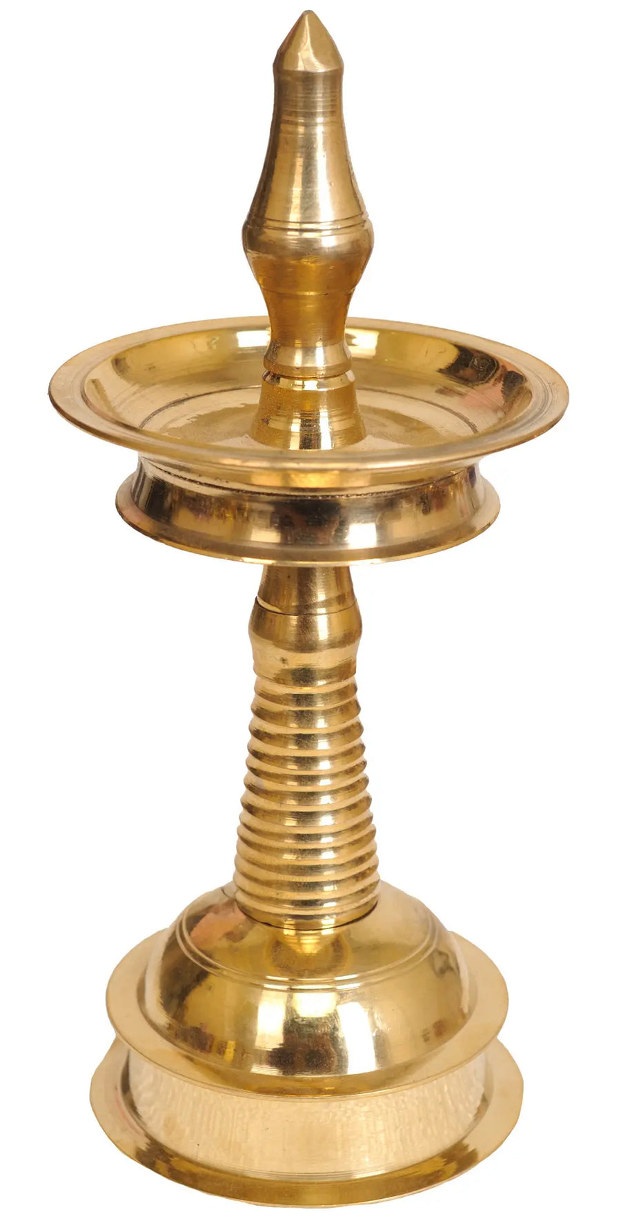 Brass Puja Lamp Kerala Handmade Home Decor