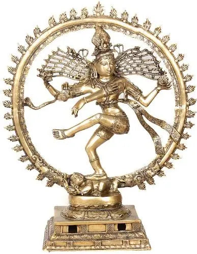 40" Large Nataraja Brass Statue Handmade