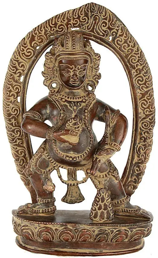 Kubera Brass Idol - Tibetan Buddhist Deity Handmade Statue
