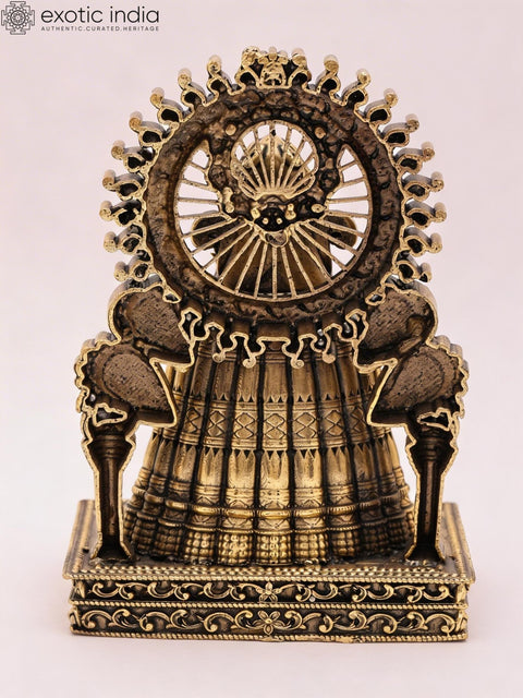 5" Small Superfine Khatu Shyam ji Statue in Brass