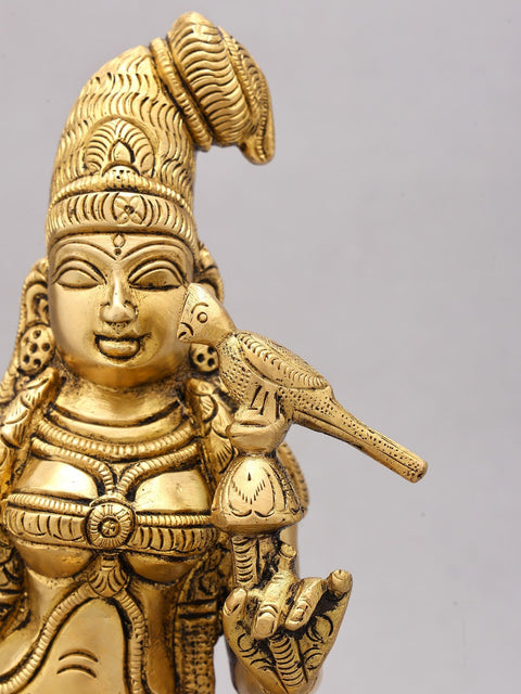 12" Goddess Andal | Brass Statue