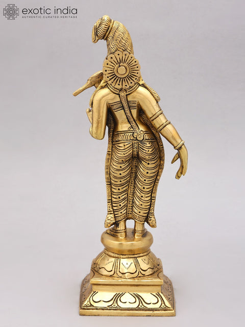 12" Goddess Andal | Brass Statue