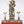 9" Superfine Fluting Lord Krishna with Peacock Lamps |  Brass Statue on Wood Base