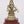 5" Small Superfine Brass Lord Ayyappan Statue on Wood Base