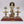 13" Superfine Standing Lord Vishnu on Lotus with Shankha Chakra Lamps | Brass Statue on Wood Base