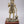 Superfine Standing Lord Hanuman in Blessing Gesture | Brass Statue on Wood Base