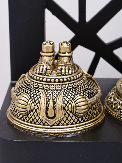 12" Divine Panchmukhi Hanuman with Hanging Temple Bells | Superfine Decorative Spiritual Shrine