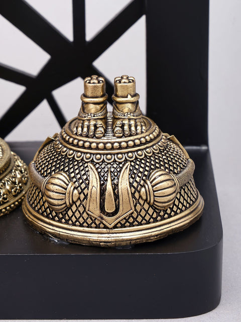 12" Divine Panchmukhi Hanuman with Hanging Temple Bells | Superfine Decorative Spiritual Shrine