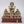 8" Superfine Brass Ashtalakshmi Statues on Wood Base