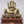 7" Superfine Bhagawan Ganapati Seated on Singhasana | Brass Statue on Wood Base