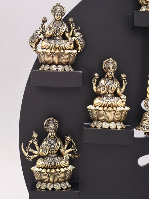 15" Superfine Ashtalakshmi Statues with Designer Om Frame