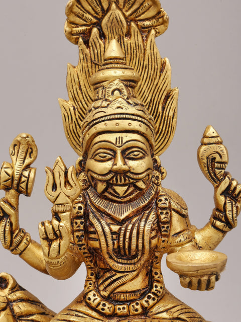 12" Goddess Pratyangira (Atharvana Bhadrakali) | Brass Statue