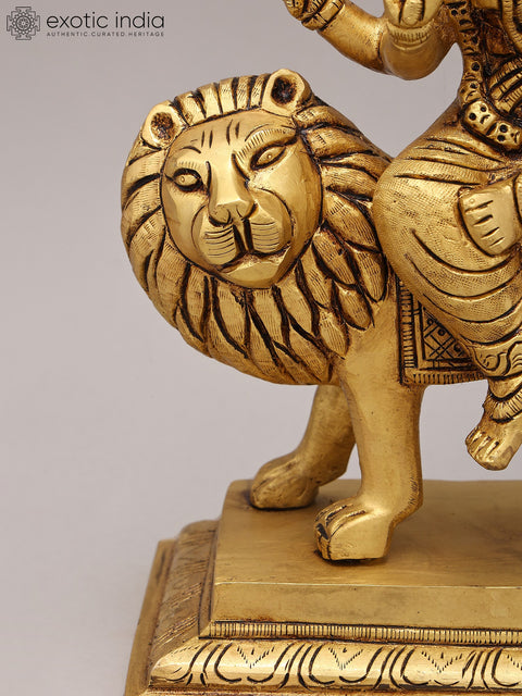 12" Goddess Pratyangira (Atharvana Bhadrakali) | Brass Statue