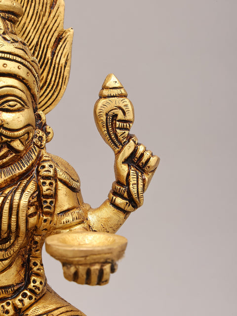 12" Goddess Pratyangira (Atharvana Bhadrakali) | Brass Statue