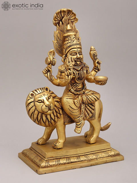 12" Goddess Pratyangira (Atharvana Bhadrakali) | Brass Statue
