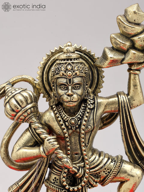 Superfine Hanuman With Wood Base