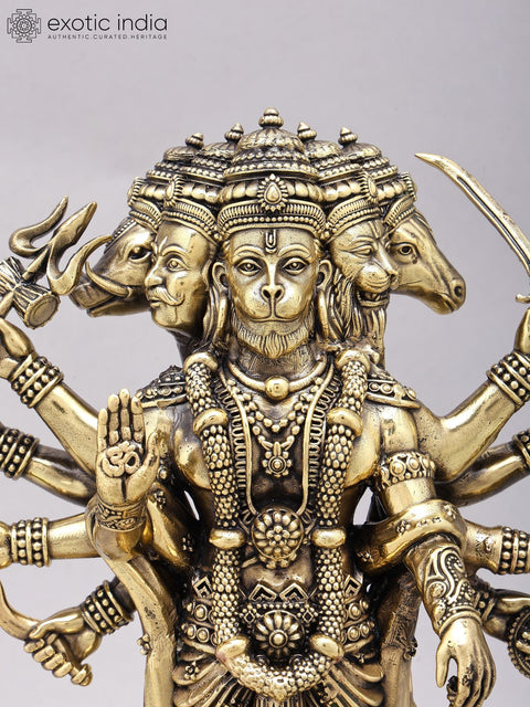 Superfine Hanuman Statue With Wooden Base