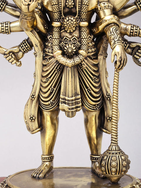 Superfine Hanuman Statue With Wooden Base