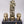 14" Superfine Fluting Lord Krishna with Elephants | Brass Statue on Wood Base