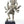 24" Dancing Mahakali in Fierce Tandava Brass Statue