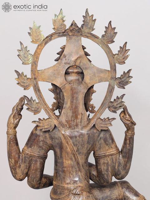 Balinese Nataraja – The Cosmic Dancing Shiva in Brass (With Apasmara Dwarf)