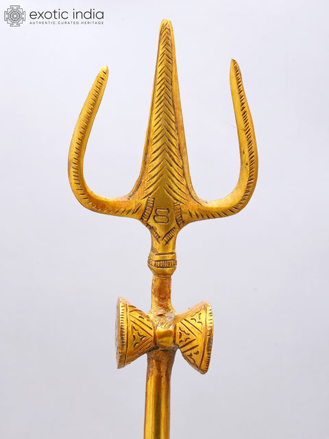 19" Blessing Lord Shiva | Brass Statue
