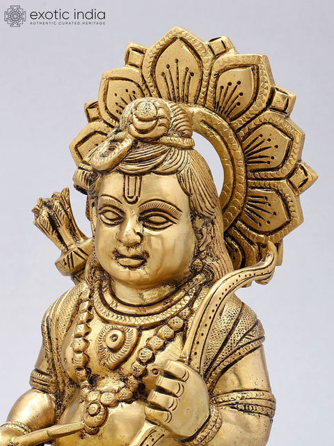 9" Shri Ramlala Brass Statue