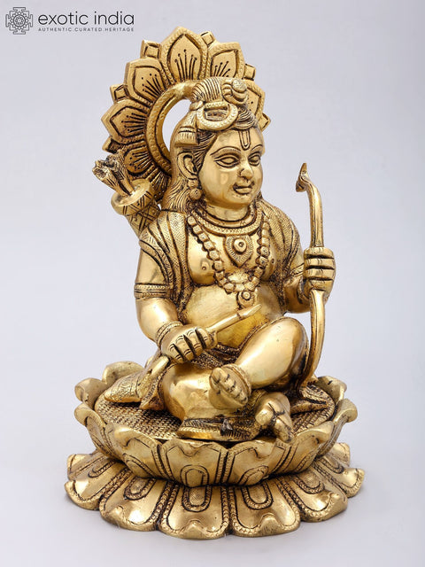 9" Shri Ramlala Brass Statue