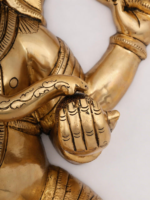 24" Four Armed Blessing Lord Ganesha | Wall Hanging Statue