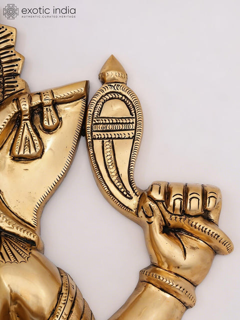 24" Four Armed Blessing Lord Ganesha | Wall Hanging Statue