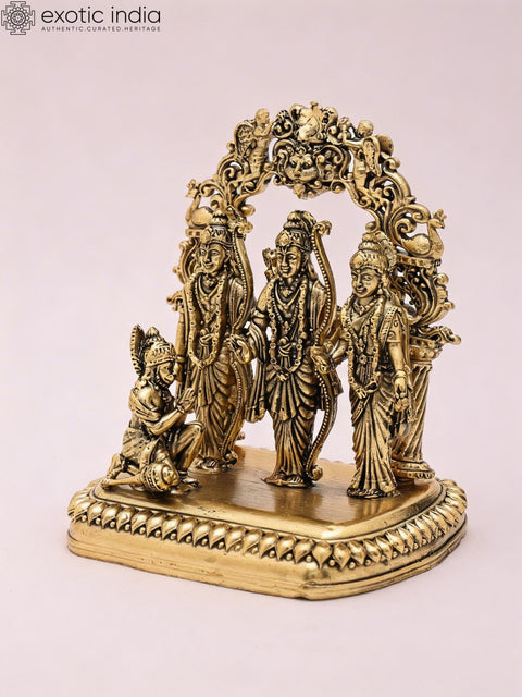 3" Small Shri Ram Darbar | Brass Statue
