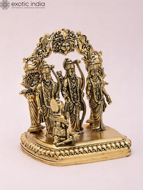 3" Small Shri Ram Darbar | Brass Statue