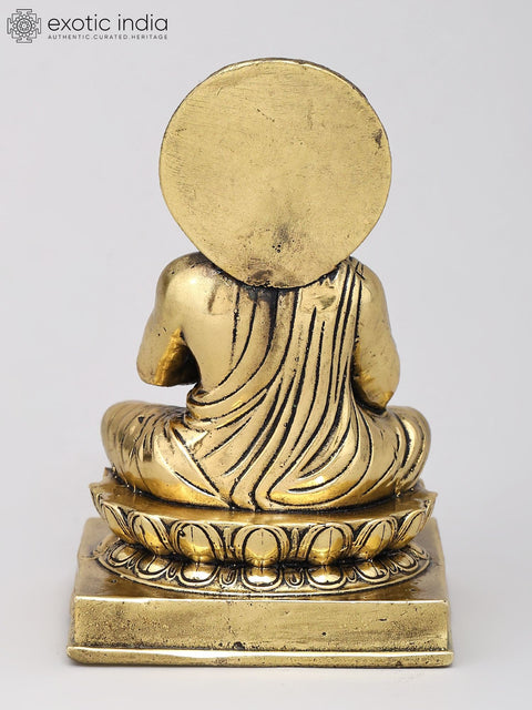 4" Small Swami Paramahansa Yogananda | Brass Statue