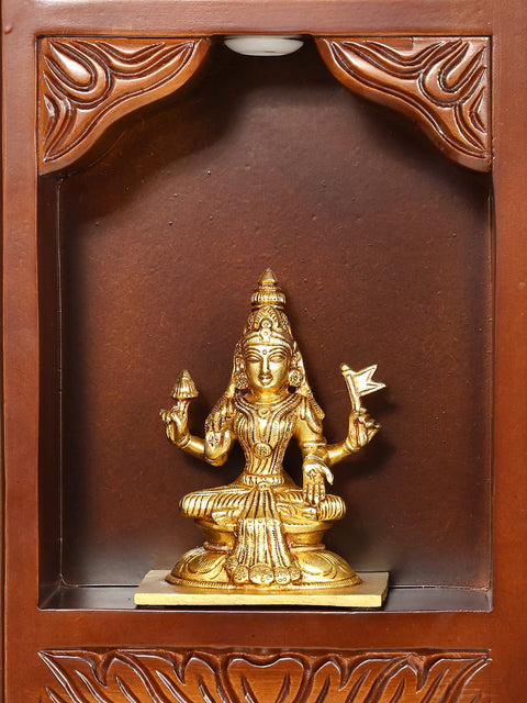 80" Huge Designer Temple with Ashtalakshmi Idols in Brass