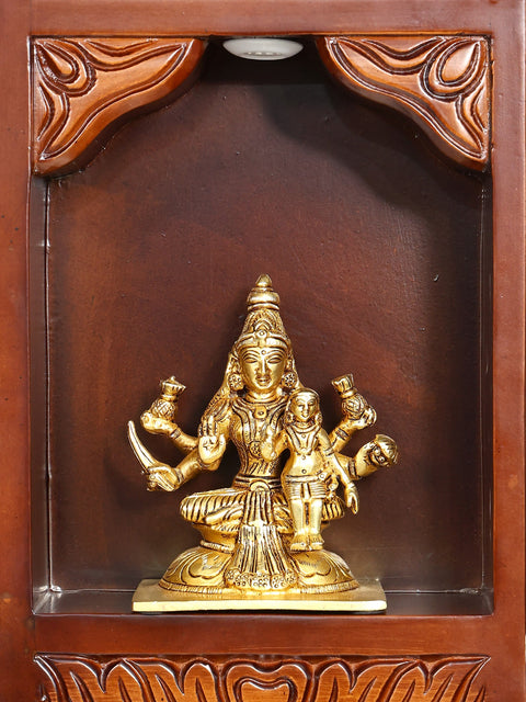 80" Huge Designer Temple with Ashtalakshmi Idols in Brass