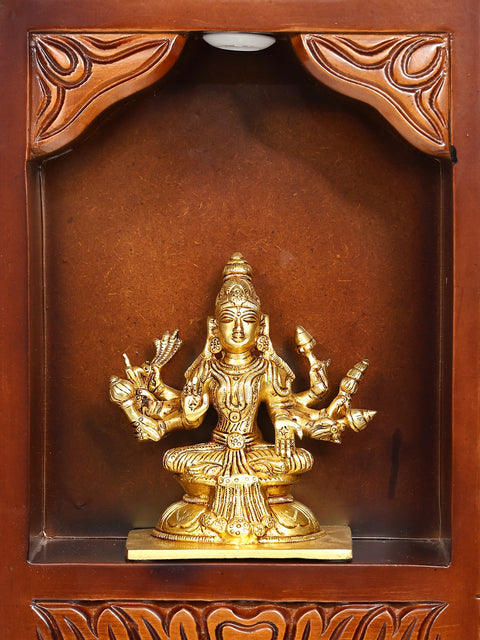 80" Huge Designer Temple with Ashtalakshmi Idols in Brass